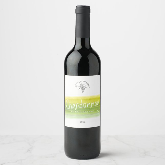 Vins blancs maison vinicoles sur mesure étiquettes (Devant)