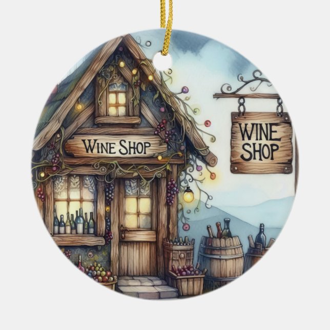 VINS Boutique Ornement en céramique (Devant)