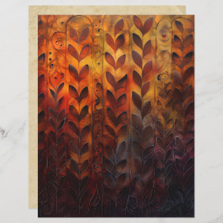 Vins d'automne et papier Feuille