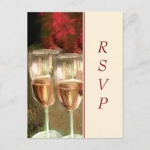 Vins de verre peinture numérique carte postale RSV