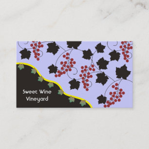 Vins sucrés Cartes de visite