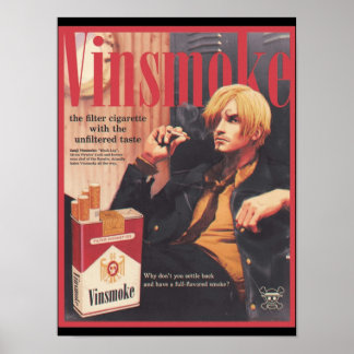 Vinsmoke Sanji Cigarette Edition Poster