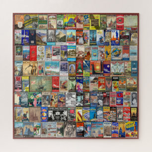 VINT. REISEPROSPEKTE COLLAGE THEMA
