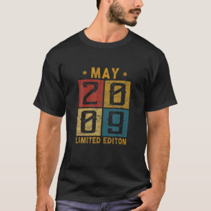 Vintag 13. Geburtstag Mai 2009 Geboren im Jahr 200 T-Shirt