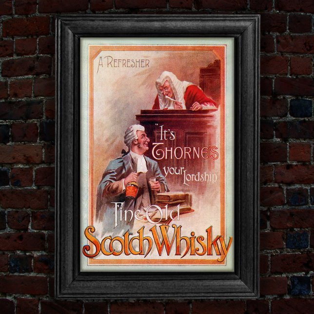 Vintag 1904 Scotch Whisky-Werbung Poster (Von Creator hochgeladen)