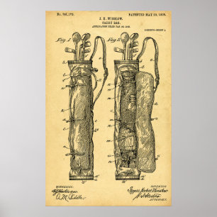 Vintag 1905 Kaddie Bag Print Poster