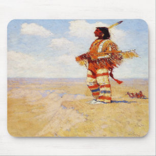 Vintag 1908 der letzte seiner Rennen Mousepad