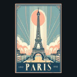 Vintag 1910 Paris Eiffelturm Art Deco Poster<br><div class="desc">・ Dieses atemberaubende Art-Déco-Poster zeigt eine Vintage Darstellung des Eiffelturms. Die sauberen Linien und das kühne Design verleihen Paris Eleganz und geben der zeitlosen Schönheit der Architektur und des Charmes der Stadt Ausdruck. Das Hotel ist perfekt für Pariser Liebhaber, die Kunst des Vintage-Reisens und das Retro-Dekor geeignet und bietet eine...</div>
