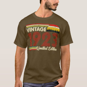 Vintag 1923 Geburtstag Shirt Limited Edition 1923 