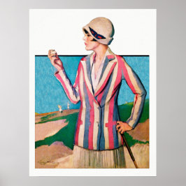 Vintag 1928 Golfurt Poster