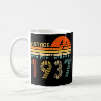 Vintag 1937 85. Geburtstagsgeschenk Männer Frauen Kaffeetasse