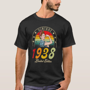 Vintag 1938 1938 84. B. Tag 84 Jahre alt T-Shirt