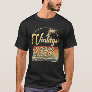 Vintag 1943 79th Birthday Limited Edition 79 Year T-Shirt