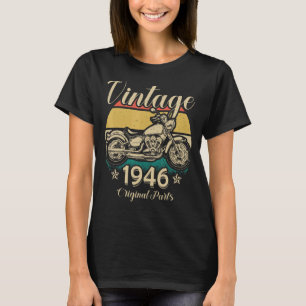 Vintag 1946 Original Parts Motorrad Rider T-Shirt