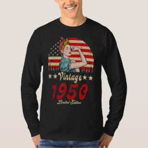 Vintag 1950 1950 72. B. Tag 72 Jahre alt T-Shirt