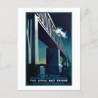 Vintag 1951 Aage Rasmussen Dänischer Staat Eisenba Postkarte