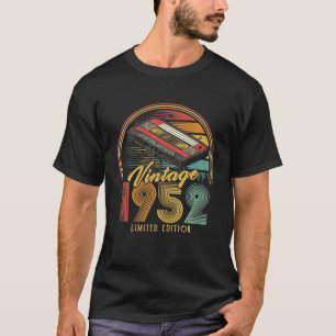 Vintag 1952 Retro Cassette 1952 70. Geburtstag 70 T-Shirt