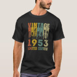 Vintag 1953 Geburtstagsgitarre 70. Geburtstag T-Shirt<br><div class="desc">Vintag 1953 Geburtstagsgitarre 70. Geburtstag</div>