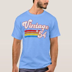 Vintag 1954 Geburtstag Shirt Retro 54 Geburtstagsc