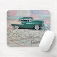 Vintag 1955 Auto auf Karte