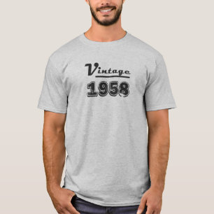 Vintag 1958 Frohes 60. Geburtstagsgeschenk T-Shirt