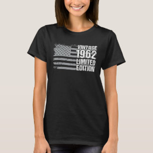 Vintag 1962 60. Geburtstag 60 Jahre alte Flagge de T-Shirt