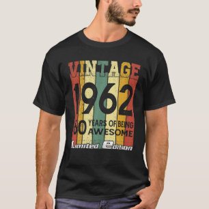 Vintag 1962 60 Jahre Phantastisch 60. Geburtstag T-Shirt