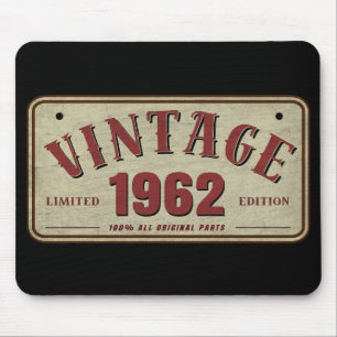 Vintag 1962 Limited Edition Alle Originalteile Mousepad