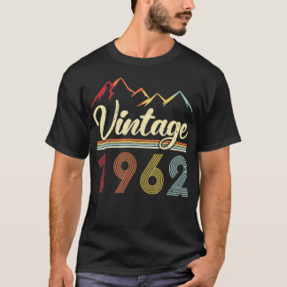 Vintag 1962 Retro-Berge 60. Geburtstagsgeschenk T-Shirt