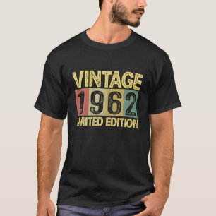 Vintag 1962 Tag 60 Jahre alter sonniger 60. Geburt T-Shirt