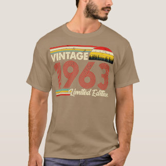 Vintag 1963 Geburtstag Shirt Limited Edition 1963