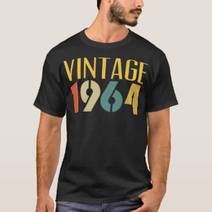 Vintag 1964 Cool 60 Jahre alter Tag 60. Geburtstag T-Shirt