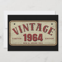 Vintag 1964 Limited Edition Alle Originalteile
