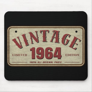 Vintag 1964 Limited Edition Alle Originalteile Mousepad