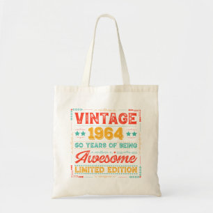Vintag 1964 Made in 1964 60 th Birthday 60 Years Tragetasche