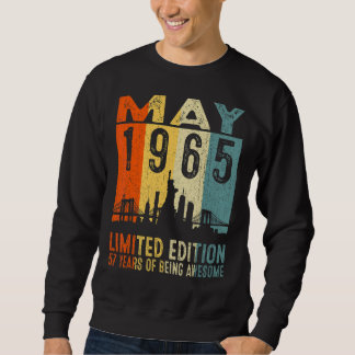 Vintag 1965 57 Jahre alt Gebildet im Mai 1965 57.  Sweatshirt