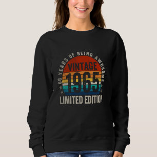 Vintag 1965 Limited Edition 60. Geburtstagsgeschen Sweatshirt