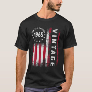Vintag 1965 Limited Edition Old American Flag 57T T-Shirt