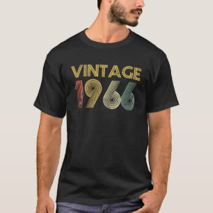 Vintag 1966 Made in 1966 56 th Birthday 56 Year T-Shirt