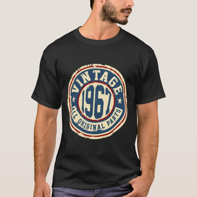 Vintag 1967 Alle Originalteile T-Shirt (Vorderseite)