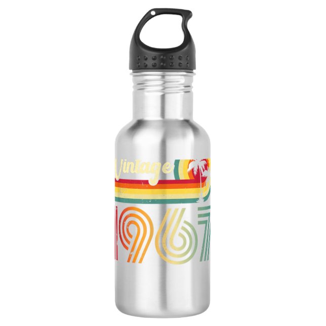 Vintag 1967 edelstahlflasche (Vorderseite)