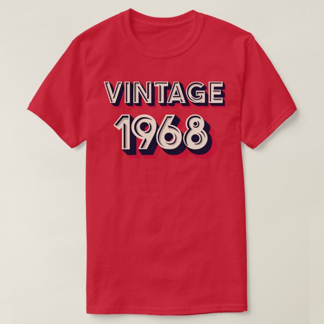 Vintag 1968 T-Shirt (Design vorne)