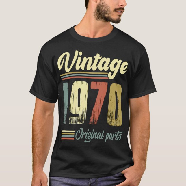 Vintag 1970 Vintag 1970 Originalteile T-Shirt (Vorderseite)