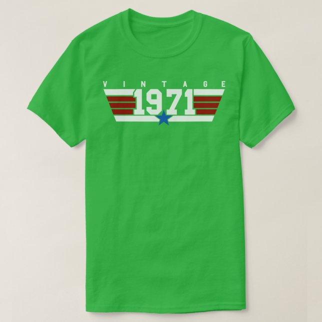 Vintag 1971 Aviator T-Shirt (Design vorne)
