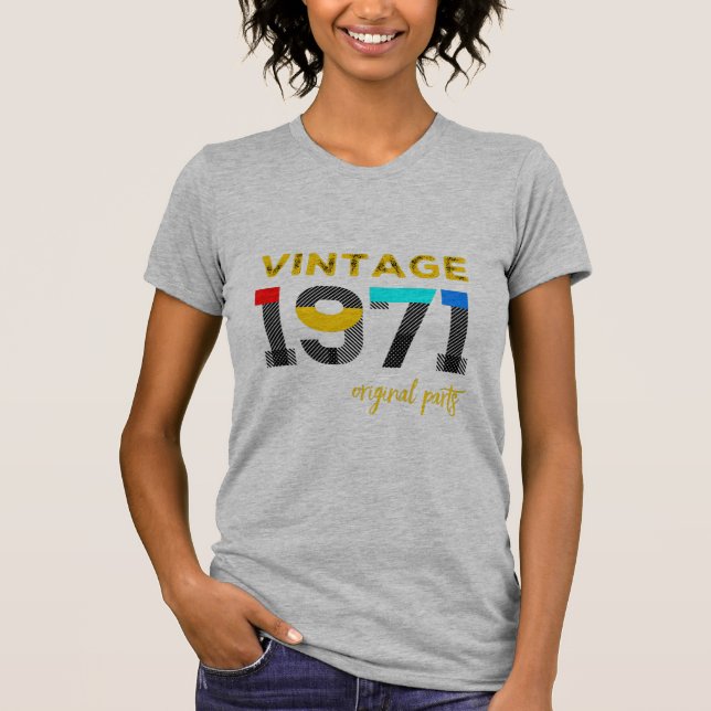 Vintag 1971 Originalteile T-Shirt (Vorderseite)
