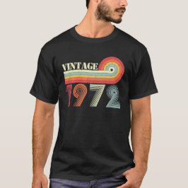 Vintag 1972 Limited Edition 50-jährige Geschenke T-Shirt