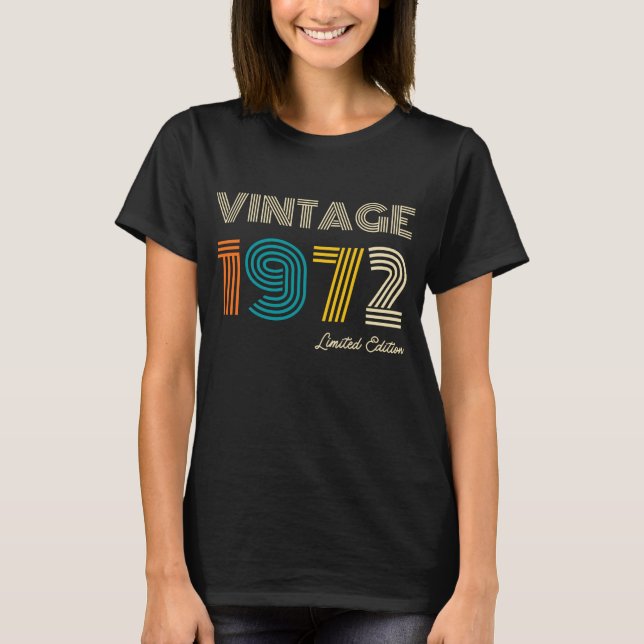 Vintag 1972 T-Shirt (Vorderseite)