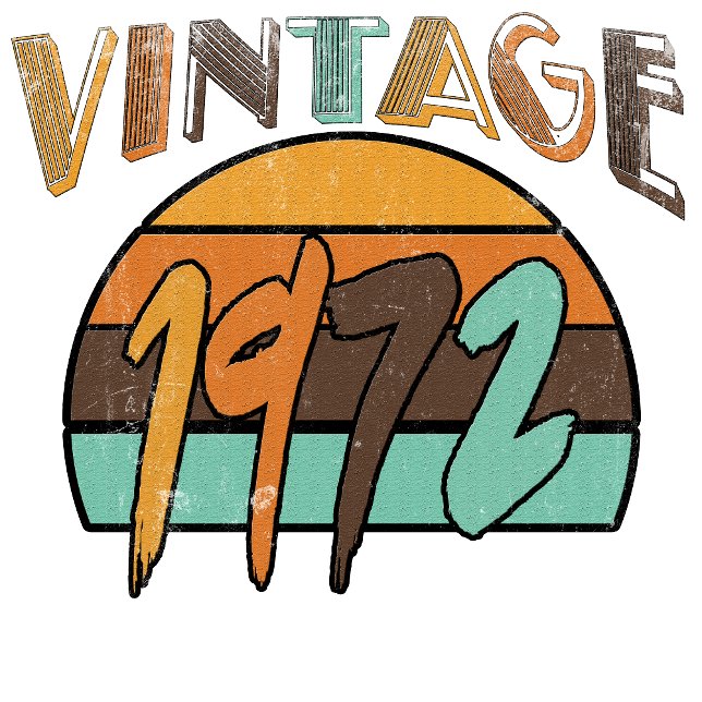 Vintag 1972 T-Shirt (Von Creator hochgeladen)