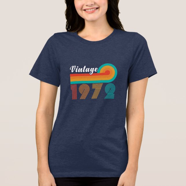 Vintag 1972 Tri-Blend shirt (Vorderseite)