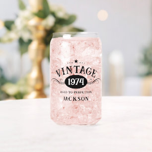 Vintag 1974 50. Geburtstag Dosenglas